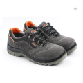 suede cow leather breathable hole sportworkman light weight safety shoes